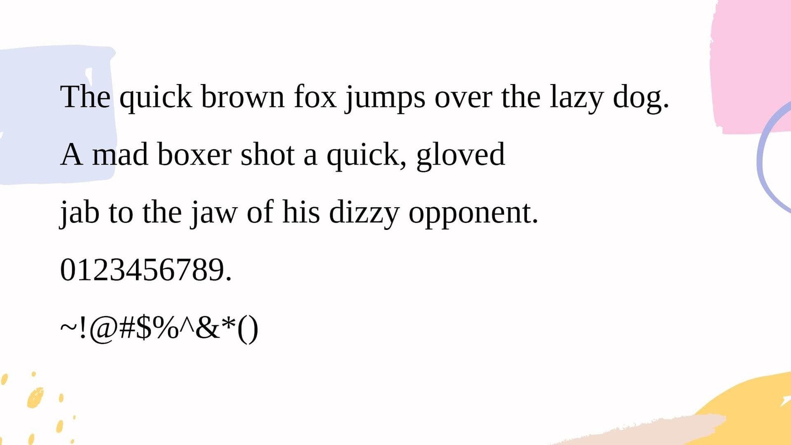 Tinos Font