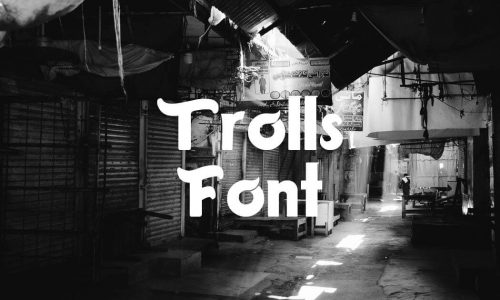 Trolls Font Free Download