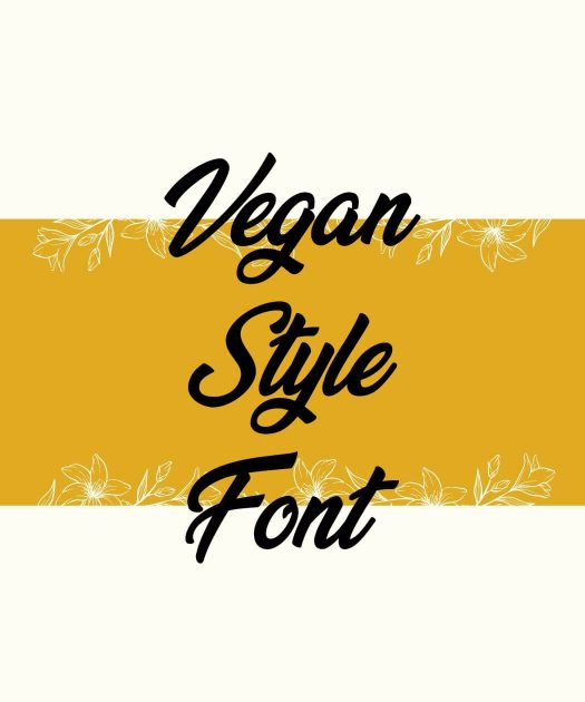 Vegan Style Font Free Download