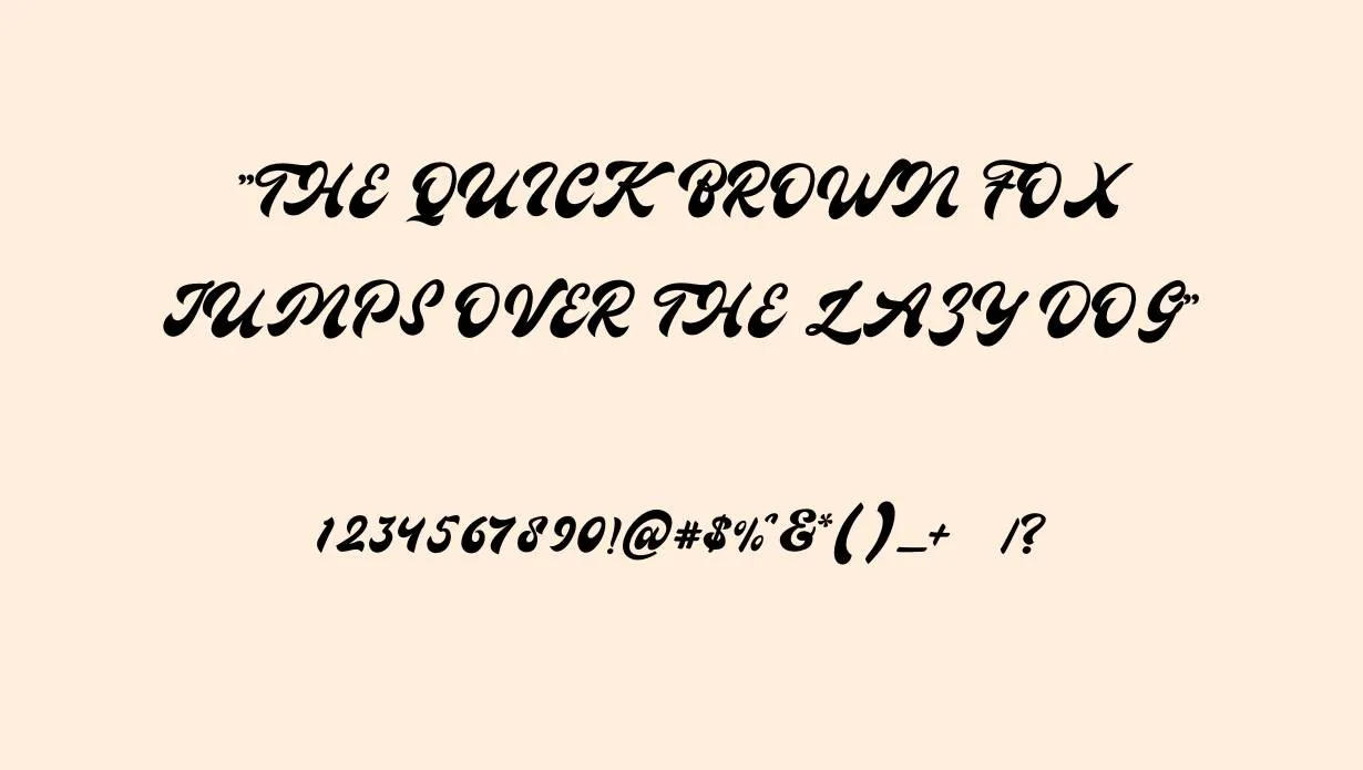 Antique Cable Bold Script Font 