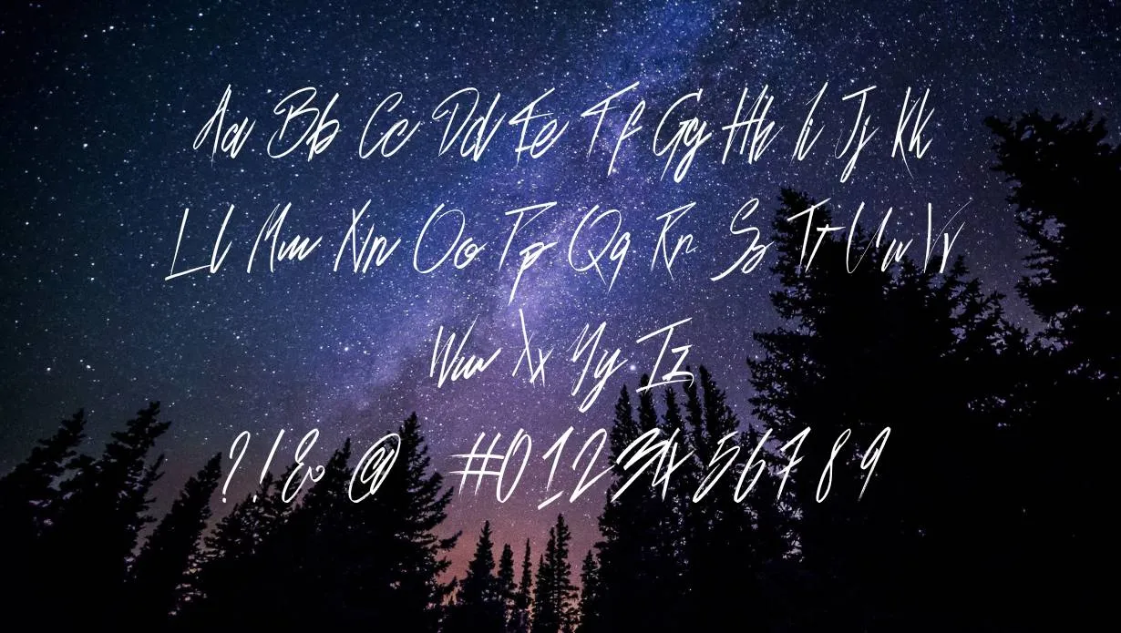 Fast Script Font