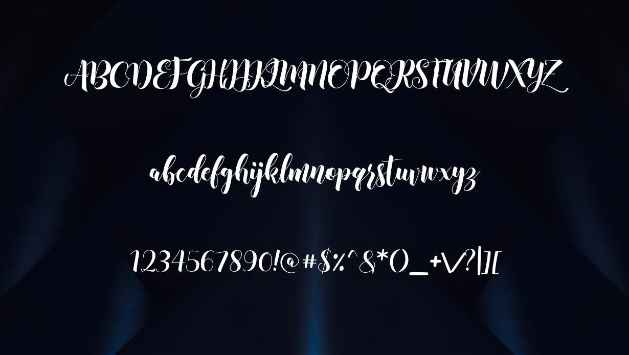 Glorydays Cursive Font