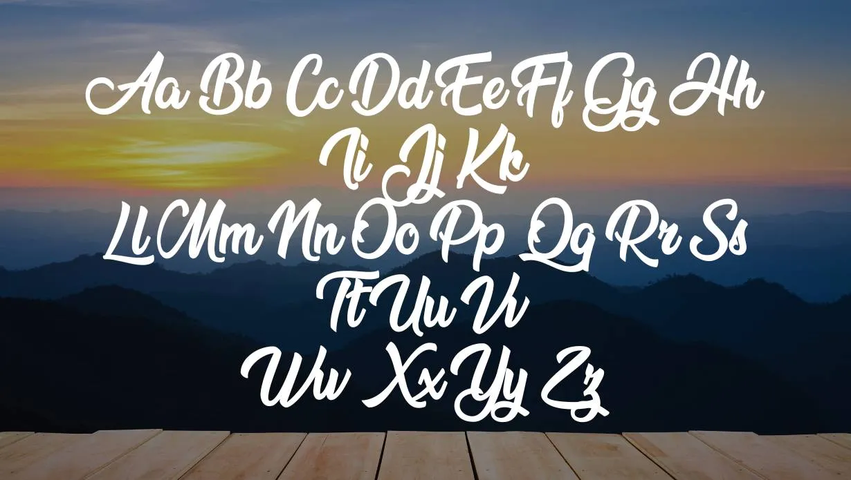 Nature of Beauty Font