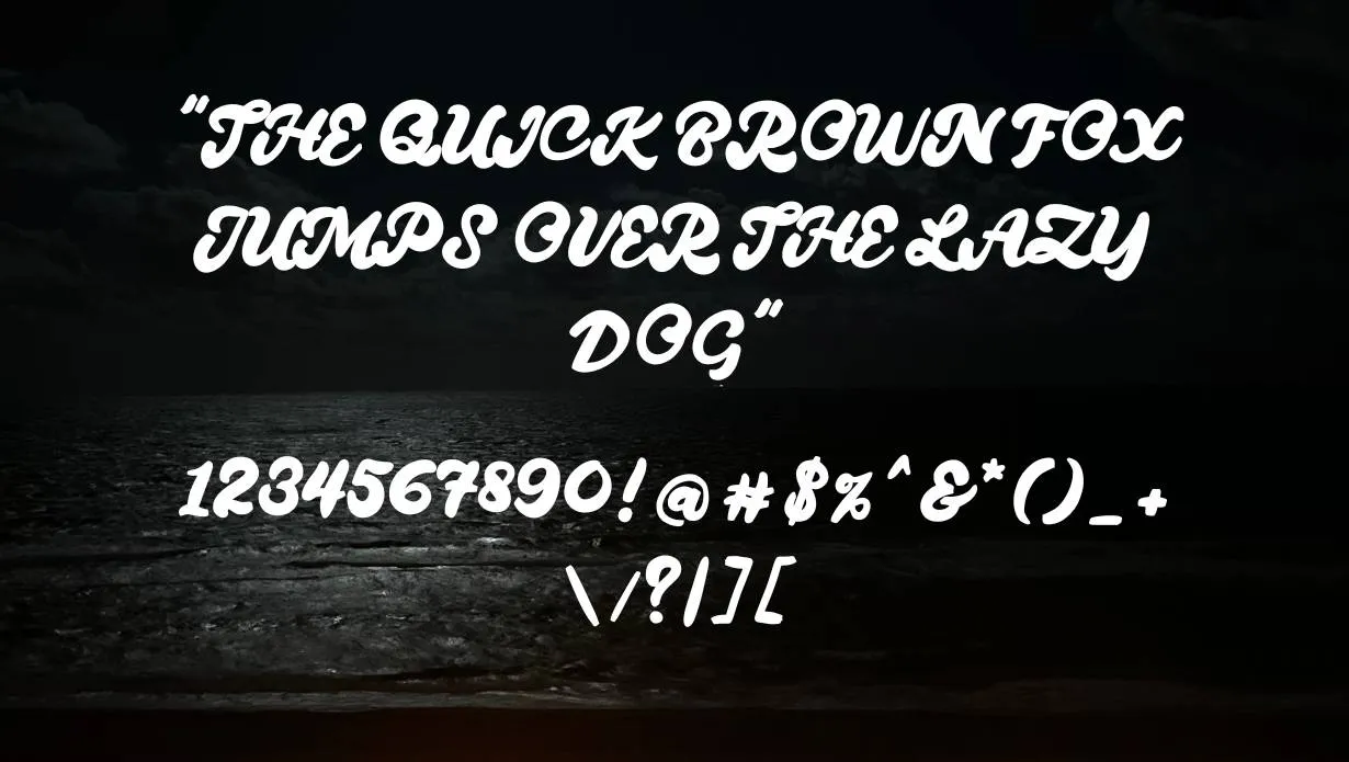 Quanty Modern Script Bold Font