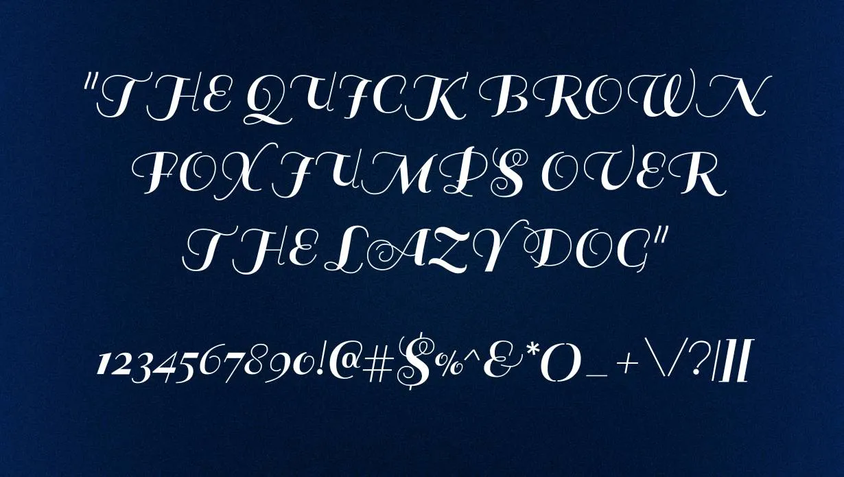 Sail Script Font