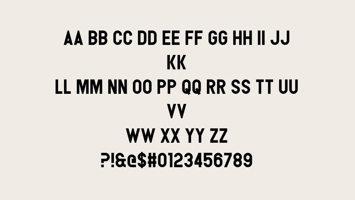 Torque Sense Font