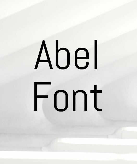 Abel Font Free Download
