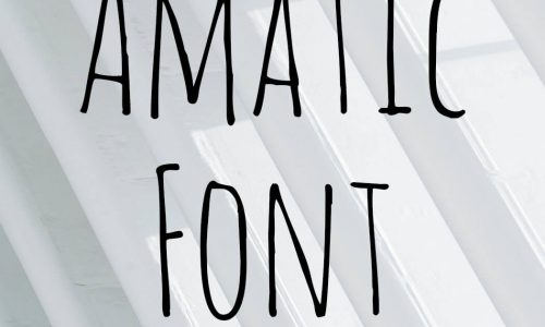 Amatic Font Free Download