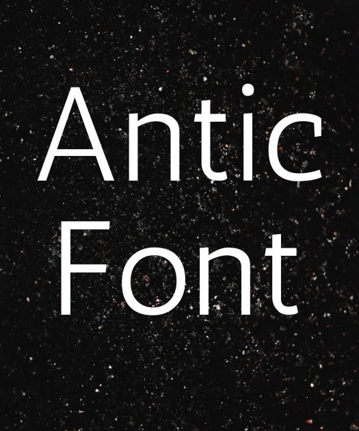 Antic Font Free Download
