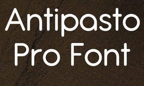 Antipasto Pro Font Free Download