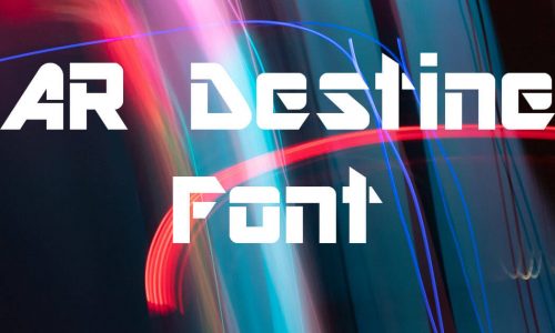 AR Destine Font Free Download