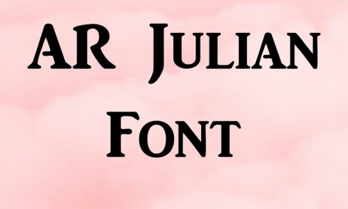 AR Julian Font Free Download