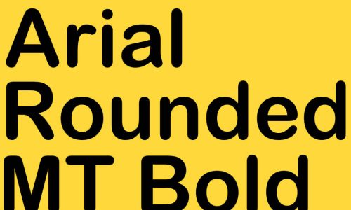 Arial Rounded MT Bold Font Free Download