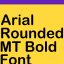 Arial Rounded MT Bold Font Free Download
