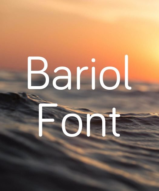 Bariol Font Free Download