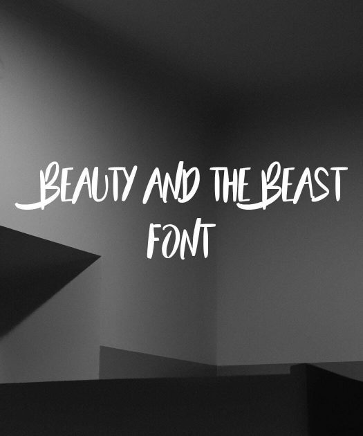Beauty And The Beast Font Free Download