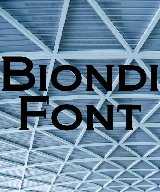 Biondi Font Free Download