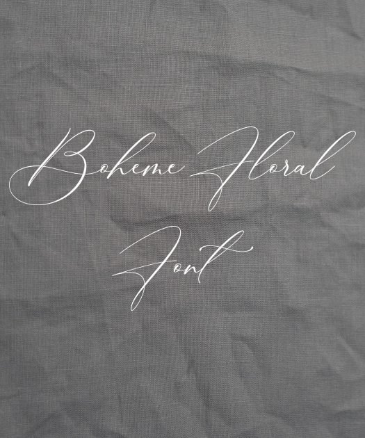 Boheme Floral Font Free Download
