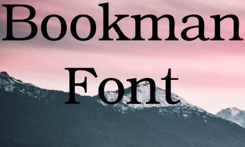 Bookman Font Free Download