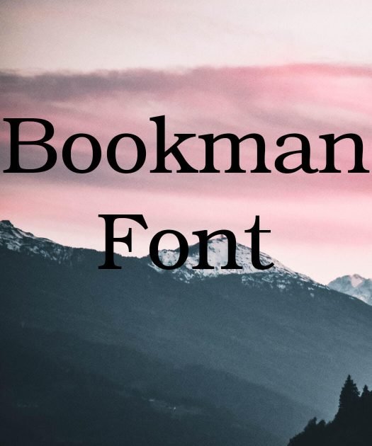 Bookman Font Free Download