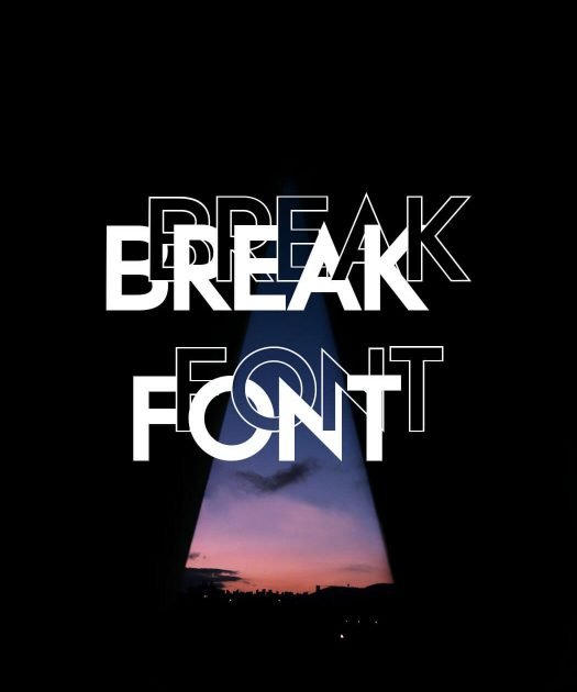 Break Font Free Download