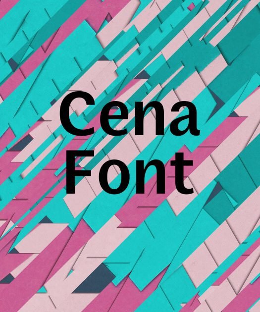 Cena Font Free Download