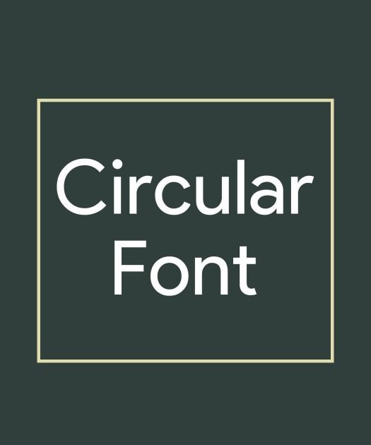 Circular Font Free Download