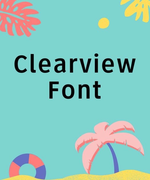 Clearview Font Free Download