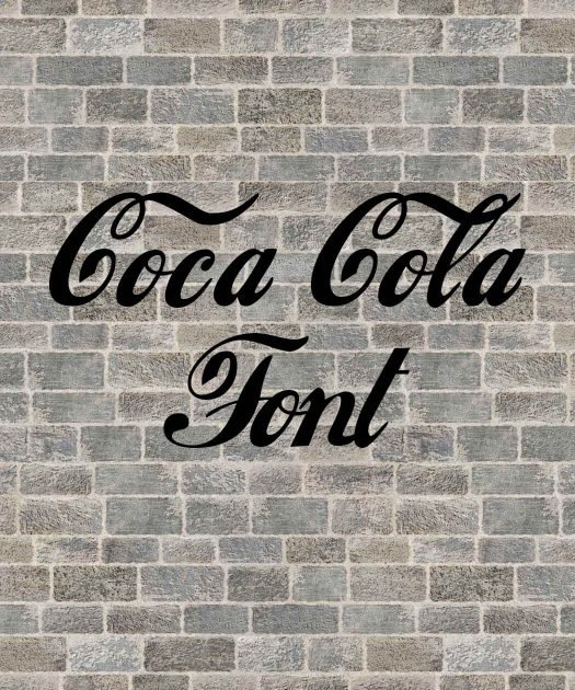 Coca Cola Font Free Download