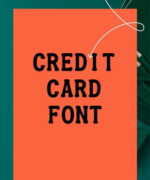 Credit Card Font Free Download