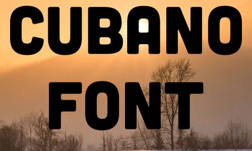 Cubano Font Free Download