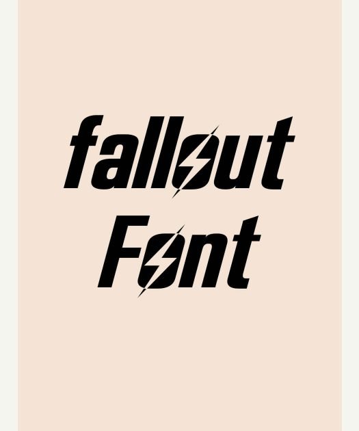 Fallout Font Free Download