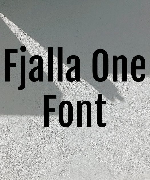 Fjalla One Font Free Download