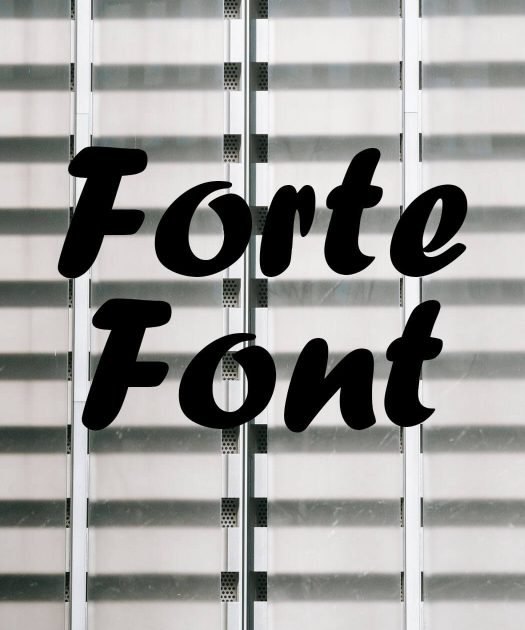 Forte Font Free Download