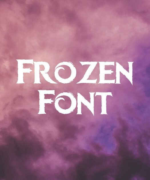 Frozen Font Free Download