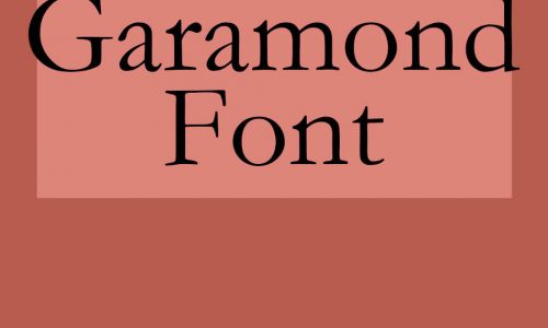Garamond Font Free Download