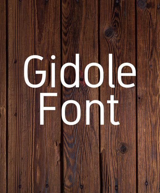 Gidole Font Free Download