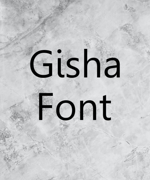 Gisha Font Free Download