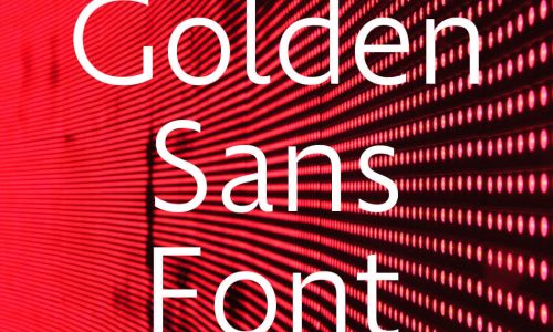 Golden Sans Font Free Download