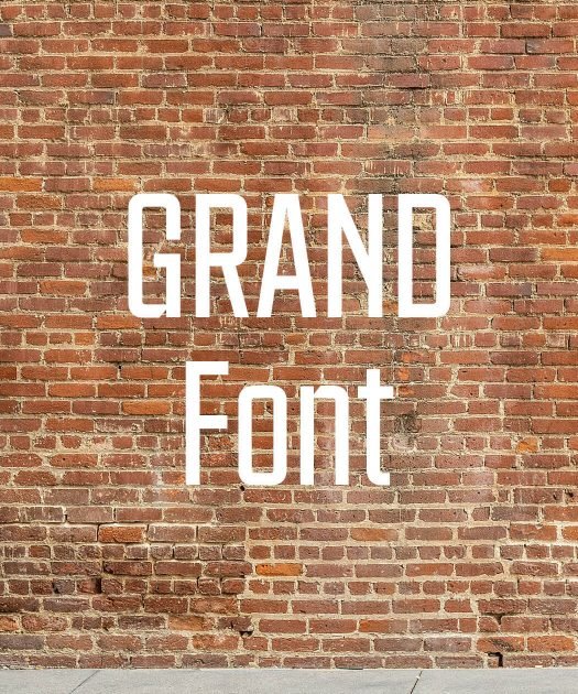 Grand Font Free Download