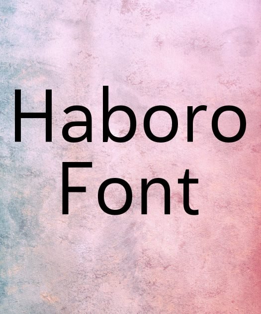 Haboro Font Free Download