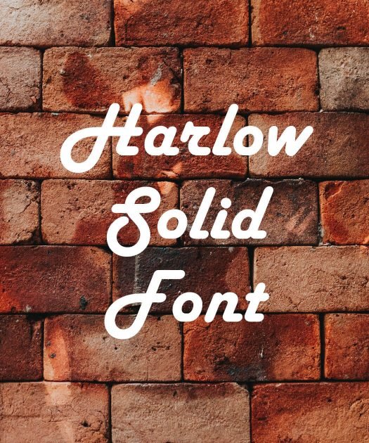 Harlow Solid Font Free Download