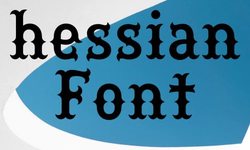Hessian Font Free Download