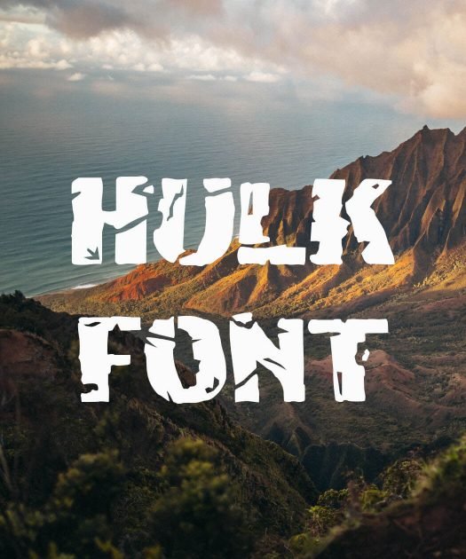 Hulk Font Free Download