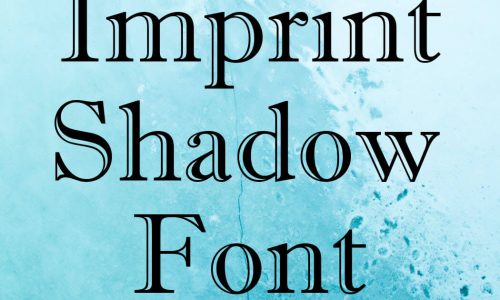 Imprint Shadow Font Free Download