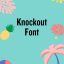 Knockout Font Free Download