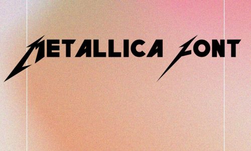 Metallica Font Free Download
