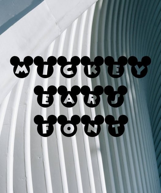 Mickey Ears Font Free Download