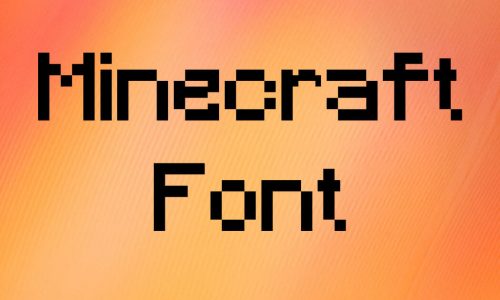 Minecraft Font Free Download