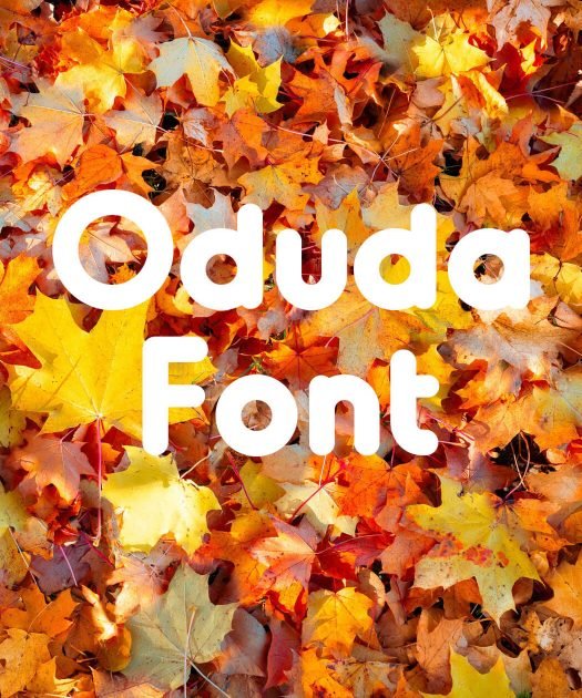 Oduda Font Free Download